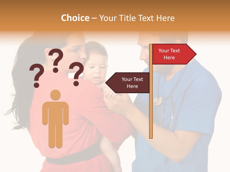 Woman Beautiful Cheerful PowerPoint Template