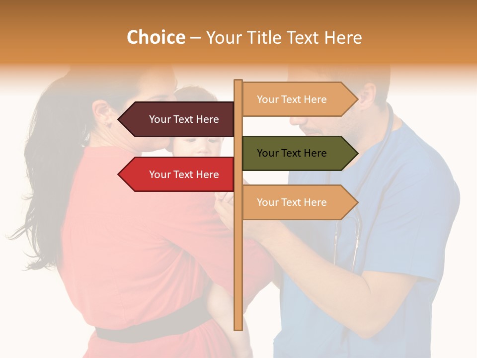 Woman Beautiful Cheerful PowerPoint Template