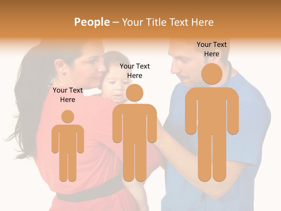 Woman Beautiful Cheerful PowerPoint Template