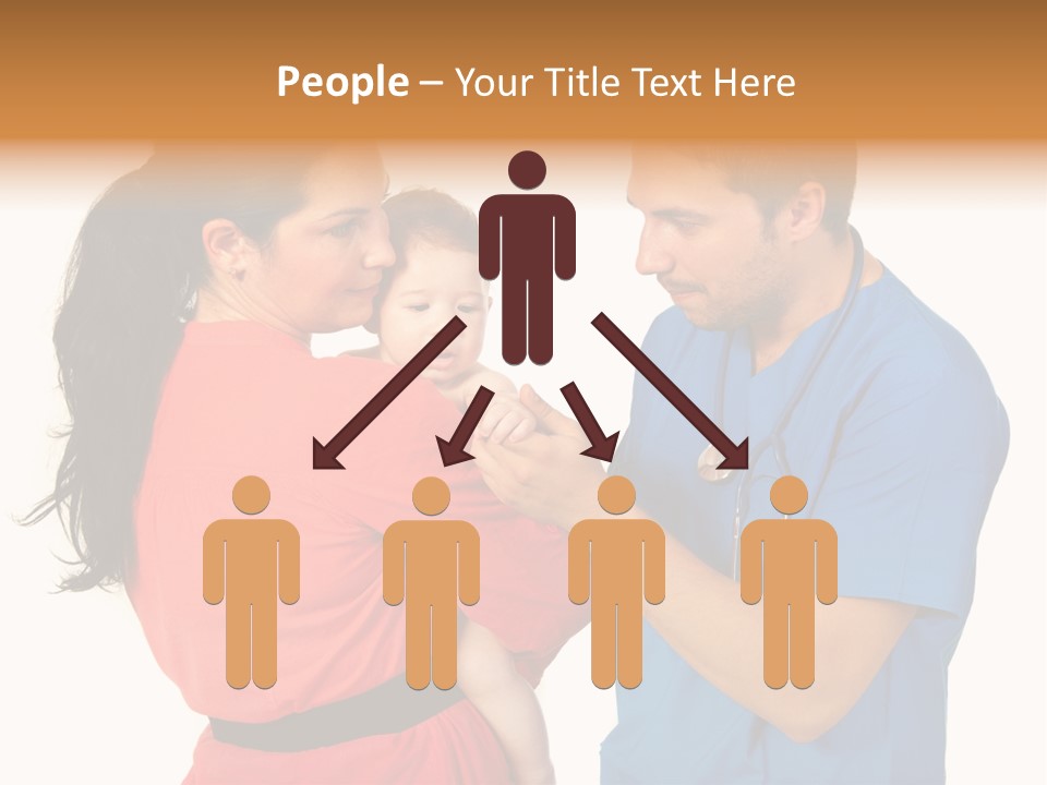 Woman Beautiful Cheerful PowerPoint Template