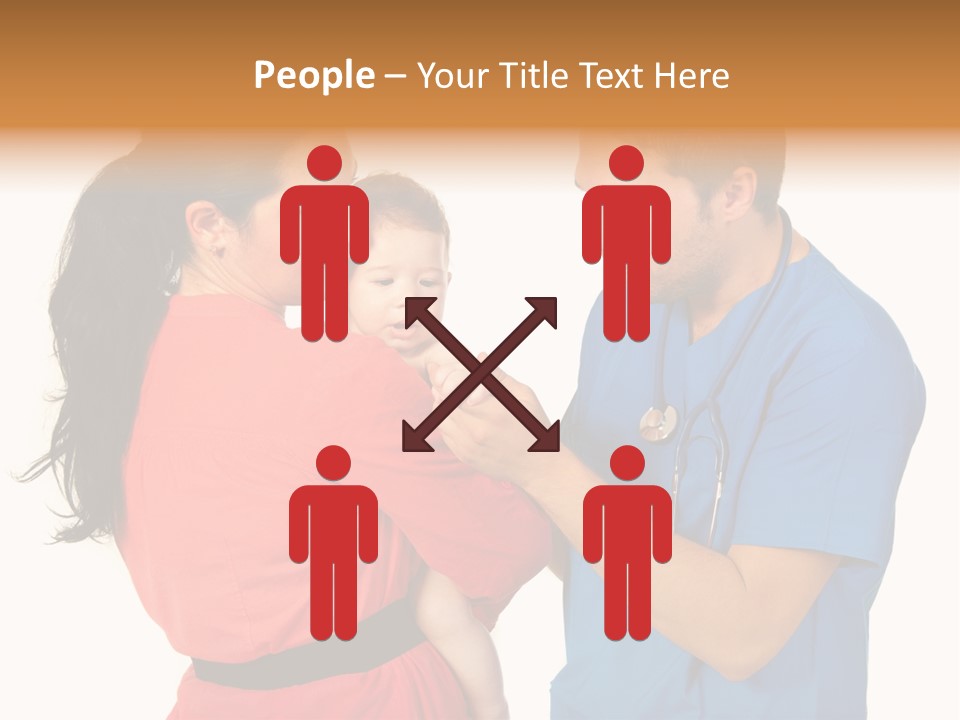 Woman Beautiful Cheerful PowerPoint Template