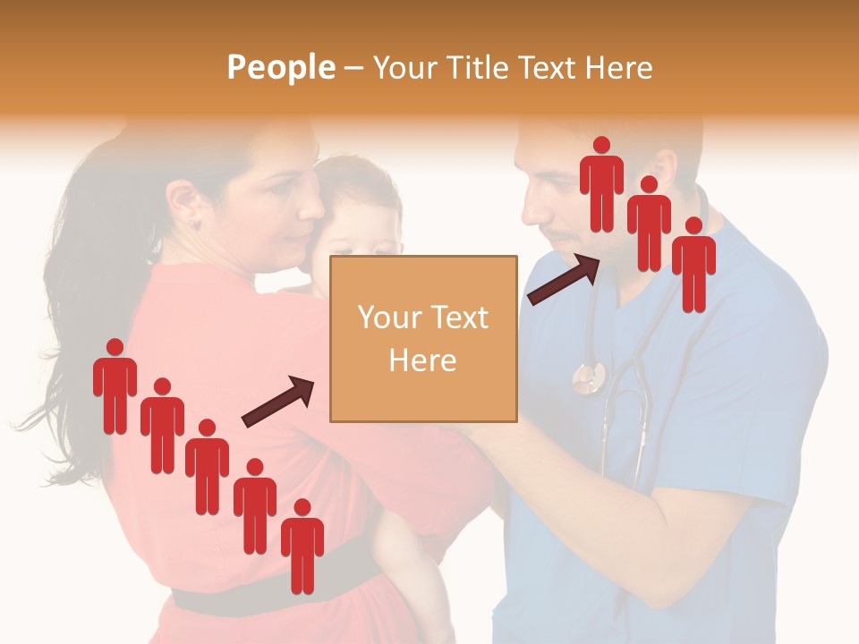 Woman Beautiful Cheerful PowerPoint Template