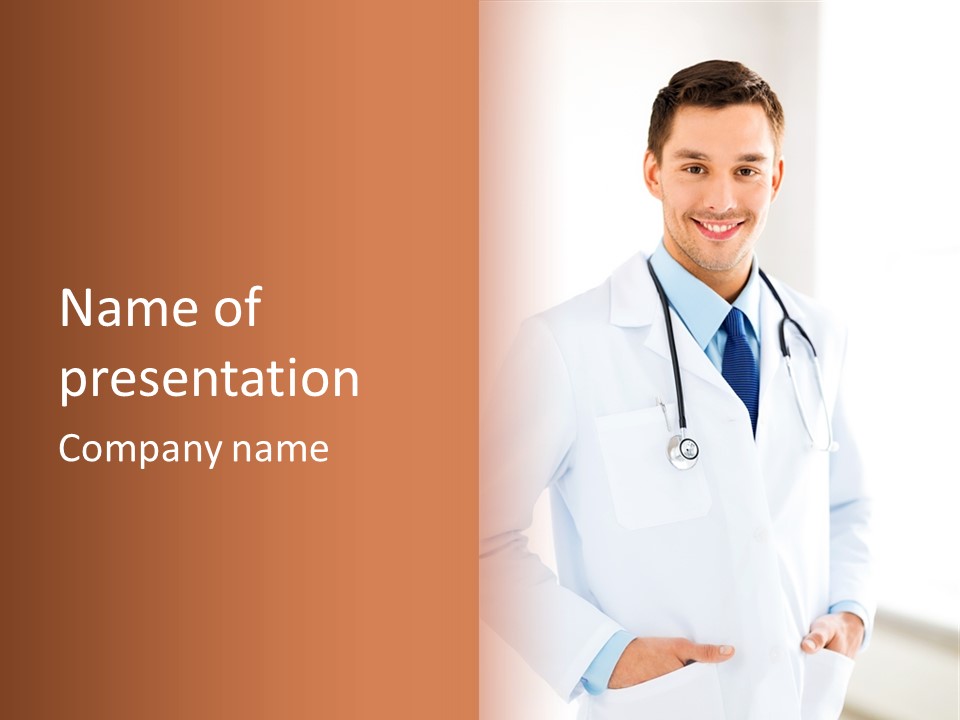 Hospital Trainee Profession PowerPoint Template