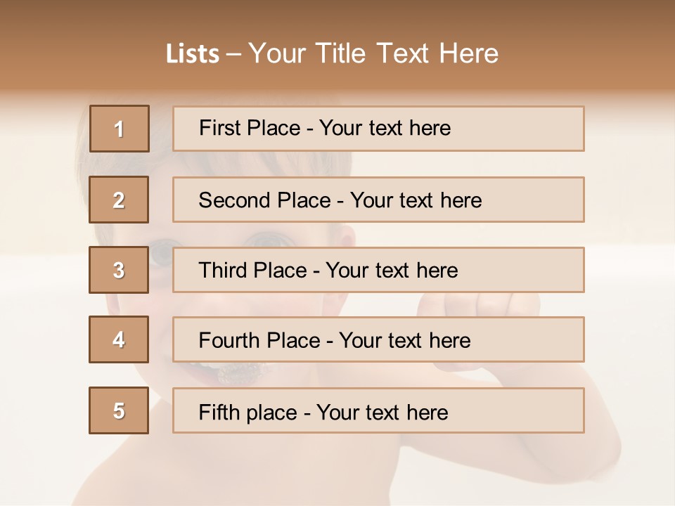 Hygiene Toddler Young PowerPoint Template