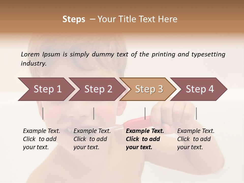 Hygiene Toddler Young PowerPoint Template