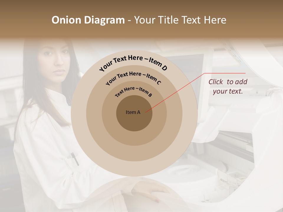Experiment Chemistry Woman PowerPoint Template