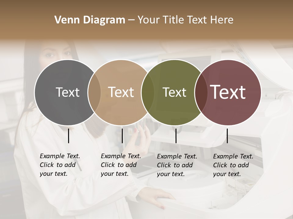 Experiment Chemistry Woman PowerPoint Template