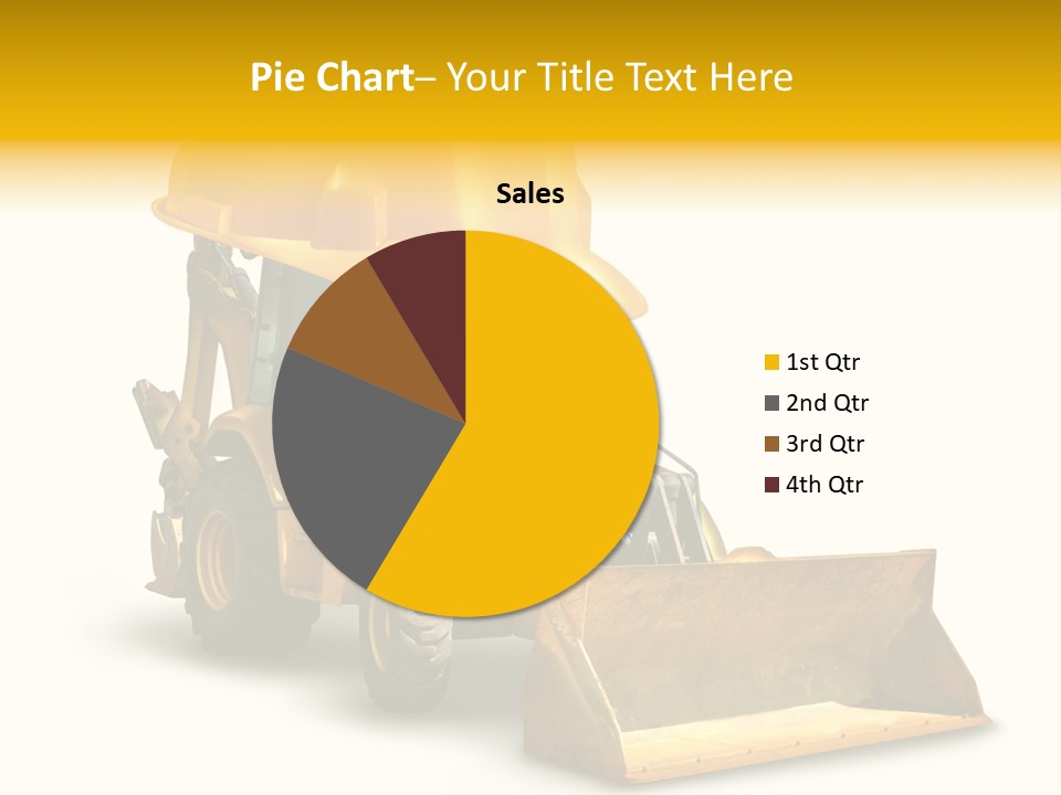 Safety Construction Industry Construction Vehicle PowerPoint Template