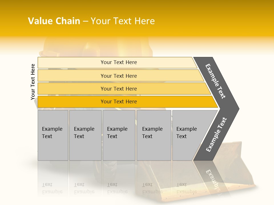 Safety Construction Industry Construction Vehicle PowerPoint Template
