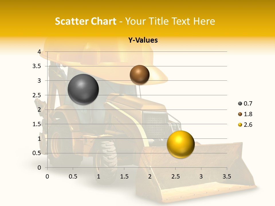 Safety Construction Industry Construction Vehicle PowerPoint Template