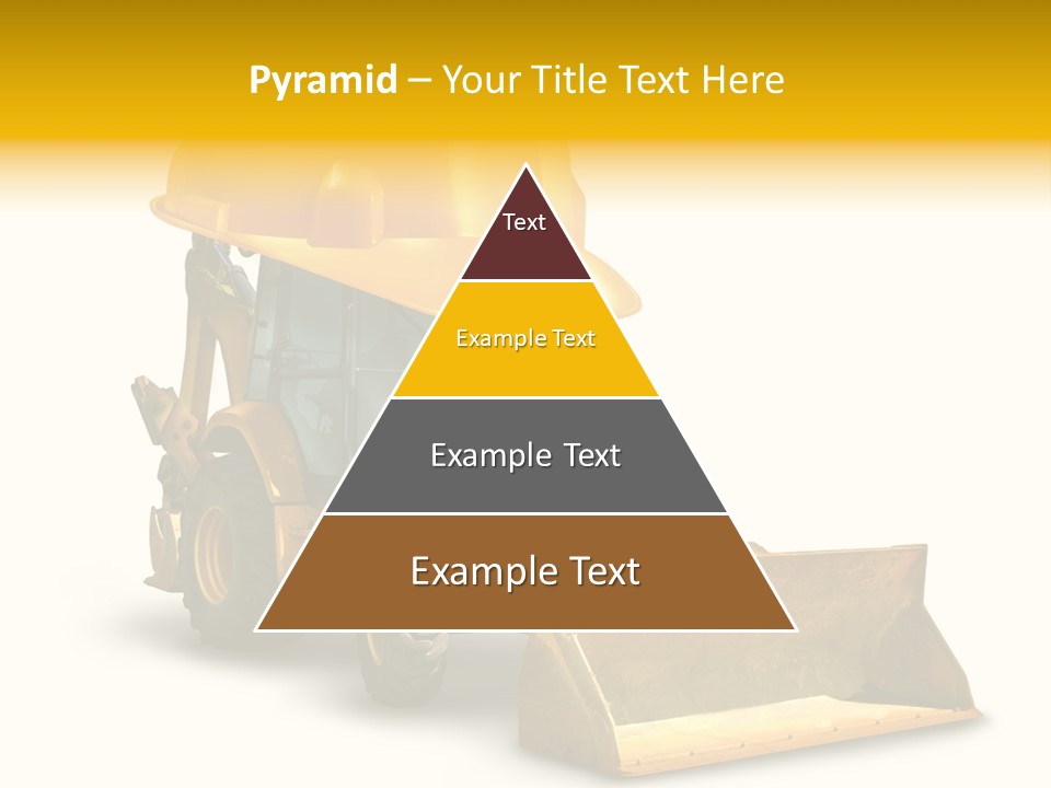 Safety Construction Industry Construction Vehicle PowerPoint Template