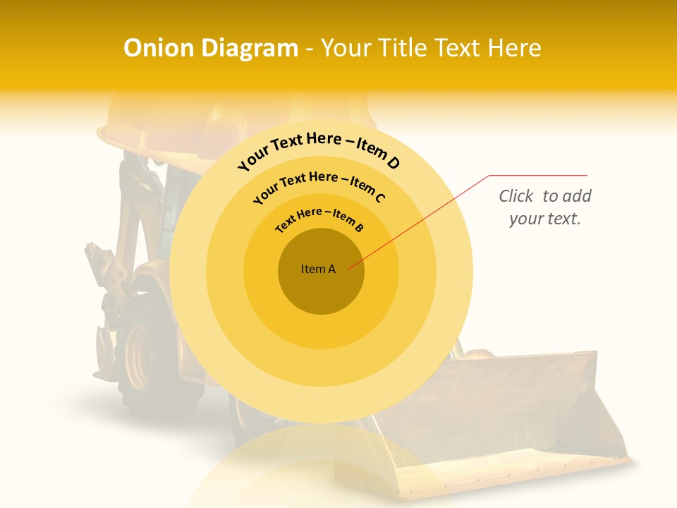 Safety Construction Industry Construction Vehicle PowerPoint Template
