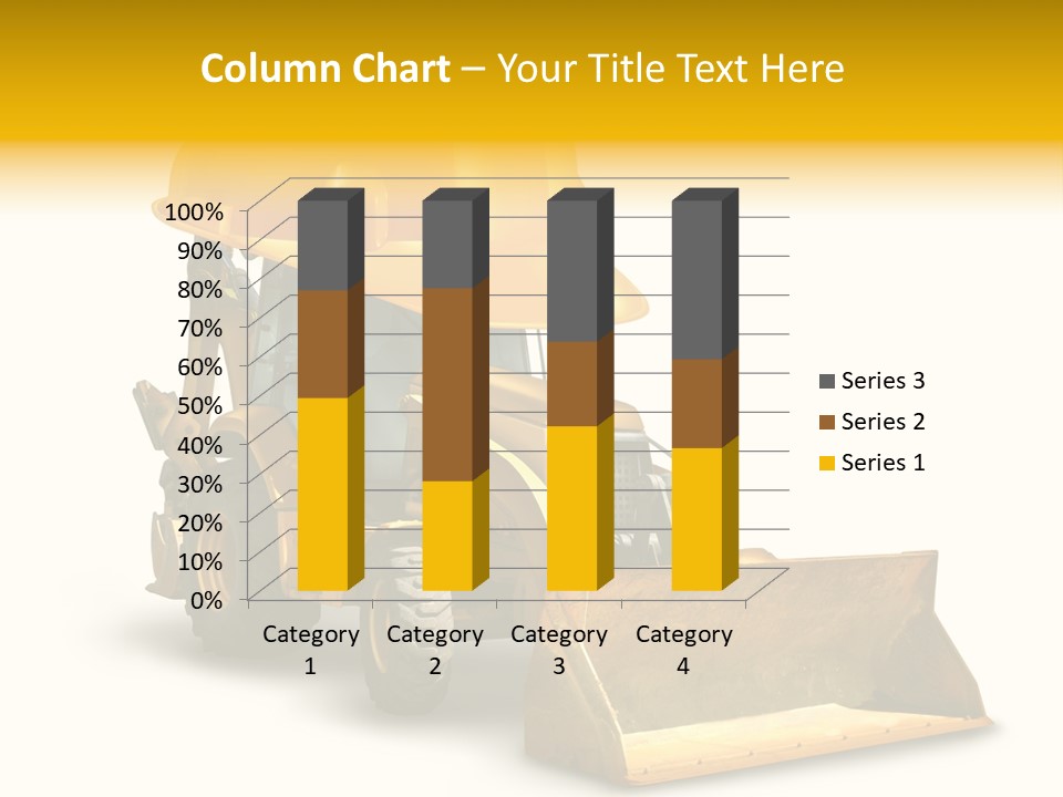 Safety Construction Industry Construction Vehicle PowerPoint Template