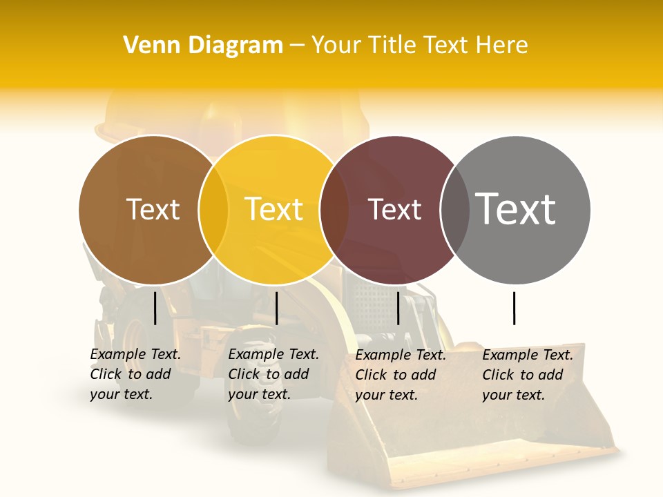 Safety Construction Industry Construction Vehicle PowerPoint Template