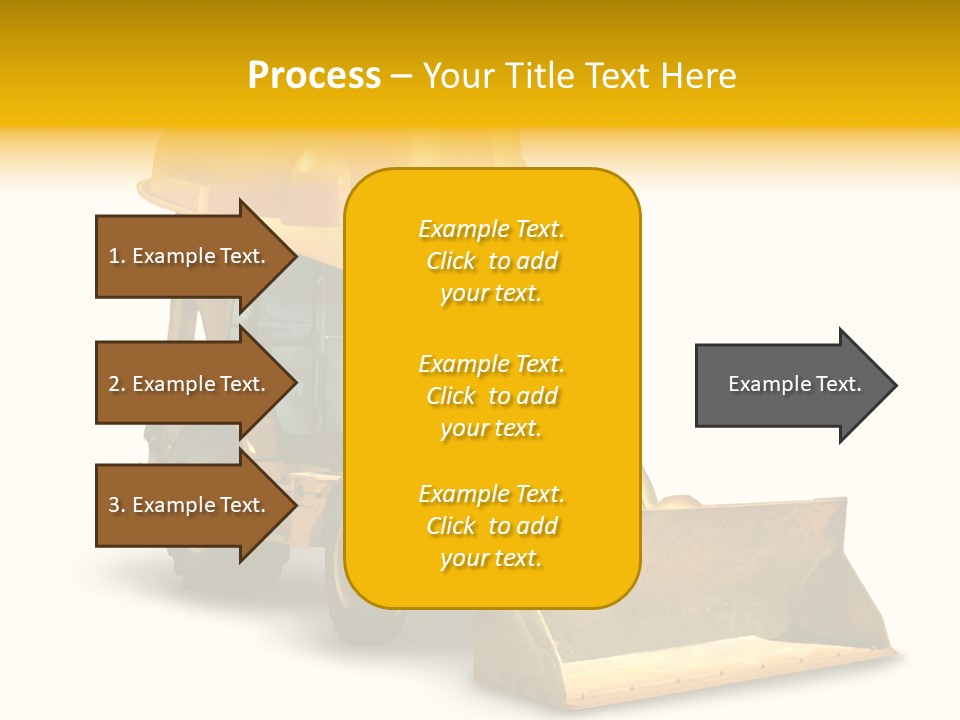 Safety Construction Industry Construction Vehicle PowerPoint Template