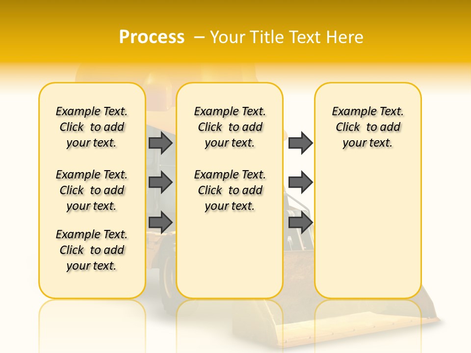 Safety Construction Industry Construction Vehicle PowerPoint Template