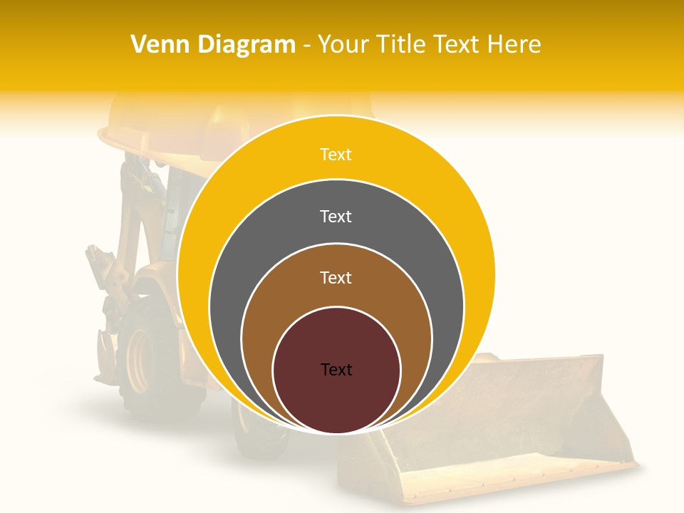Safety Construction Industry Construction Vehicle PowerPoint Template