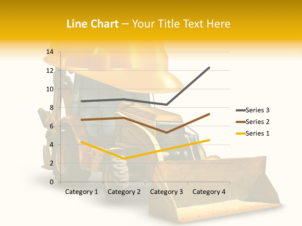Safety Construction Industry Construction Vehicle PowerPoint Template