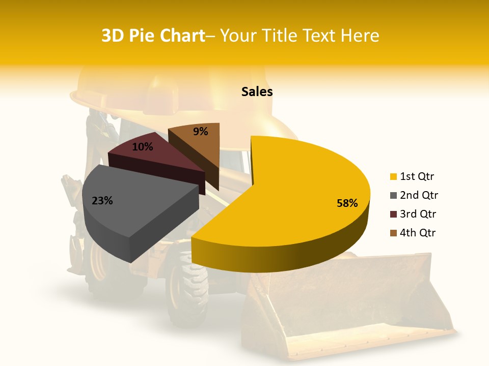 Safety Construction Industry Construction Vehicle PowerPoint Template
