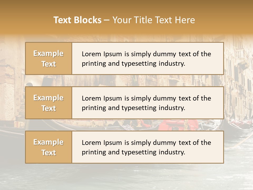 Italy Architecture Brick PowerPoint Template