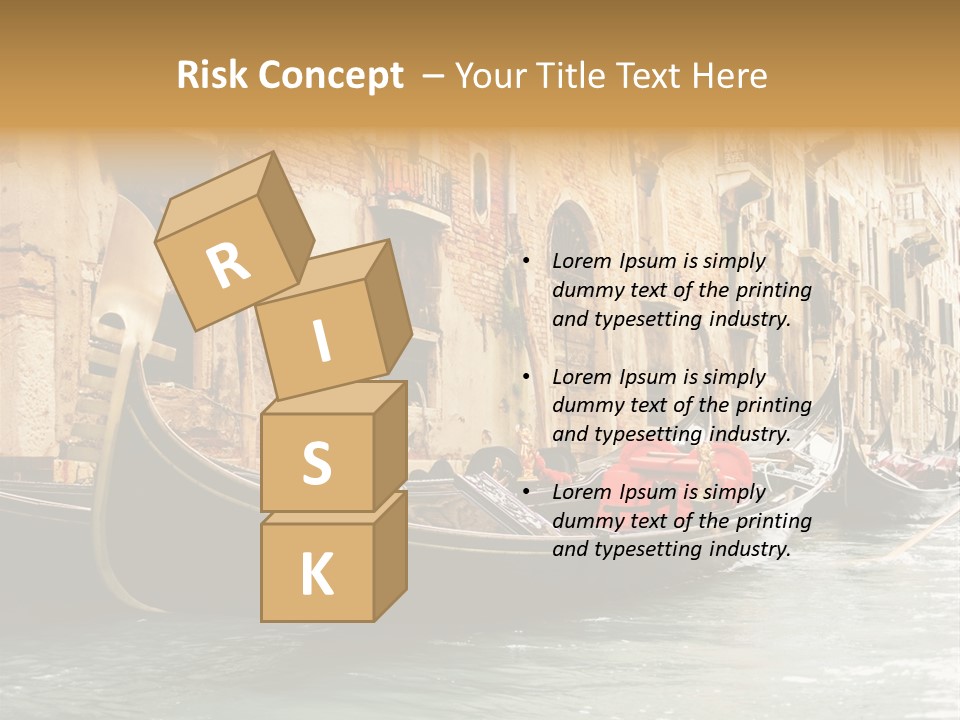 Italy Architecture Brick PowerPoint Template