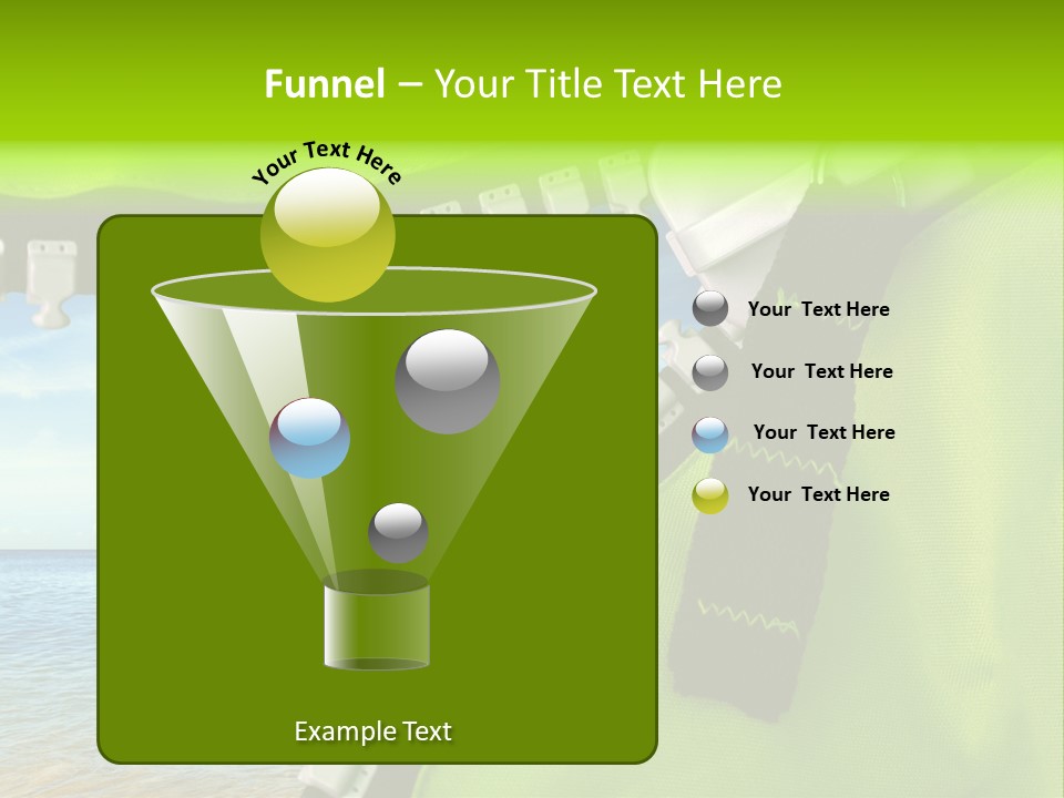 Unzipped Zip Blue PowerPoint Template