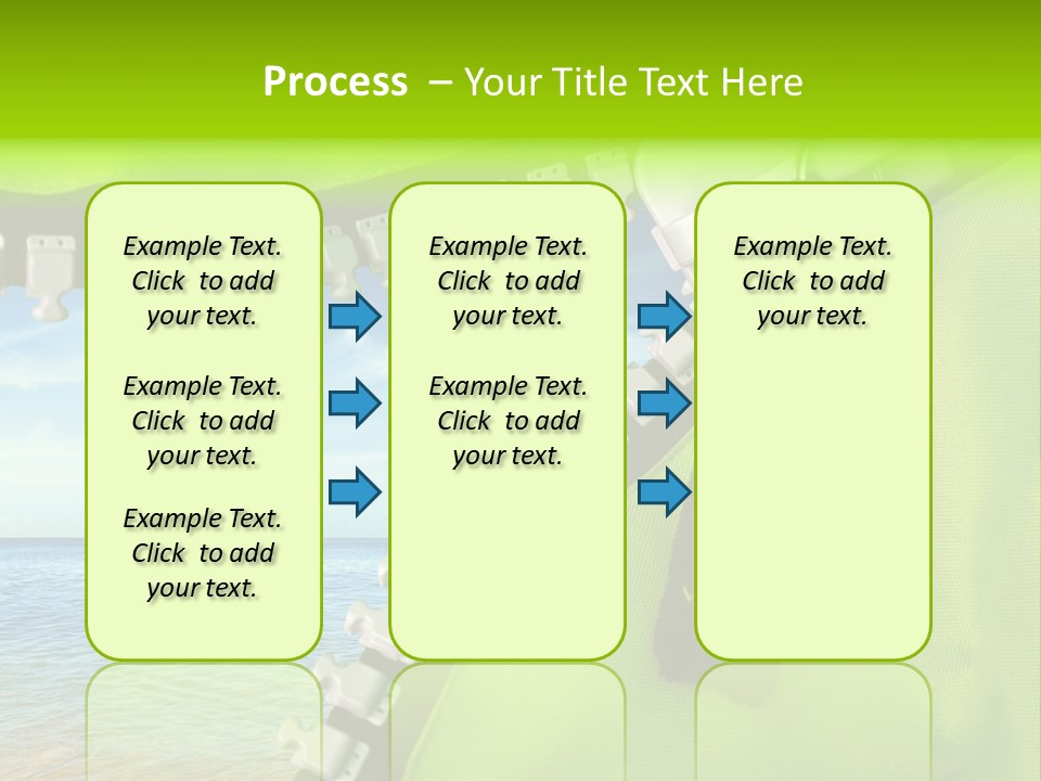 Unzipped Zip Blue PowerPoint Template