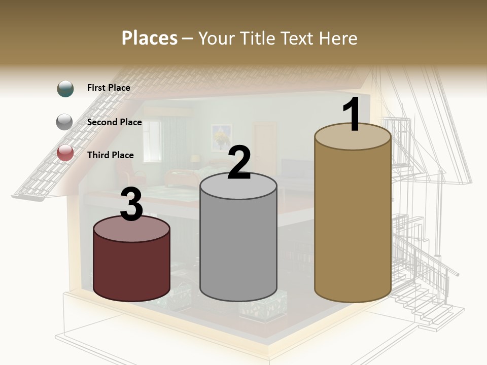 Housing Objects Wire PowerPoint Template