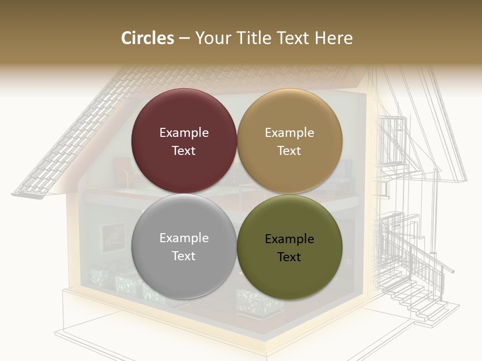 Housing Objects Wire PowerPoint Template