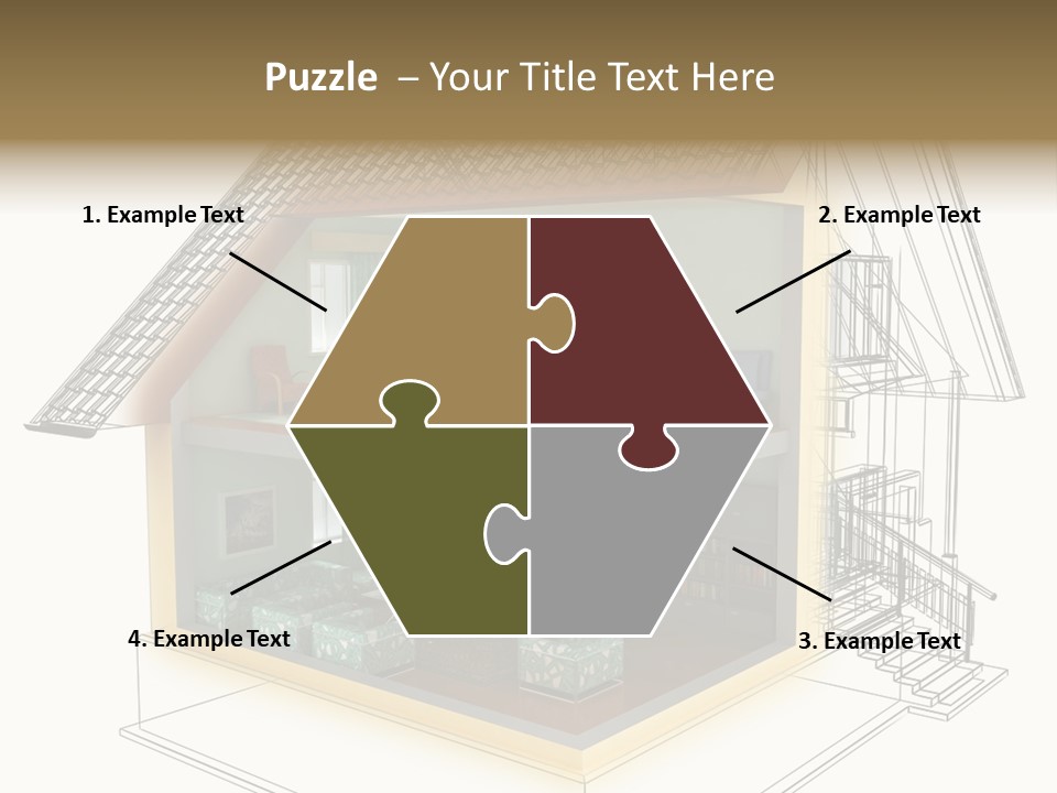 Housing Objects Wire PowerPoint Template