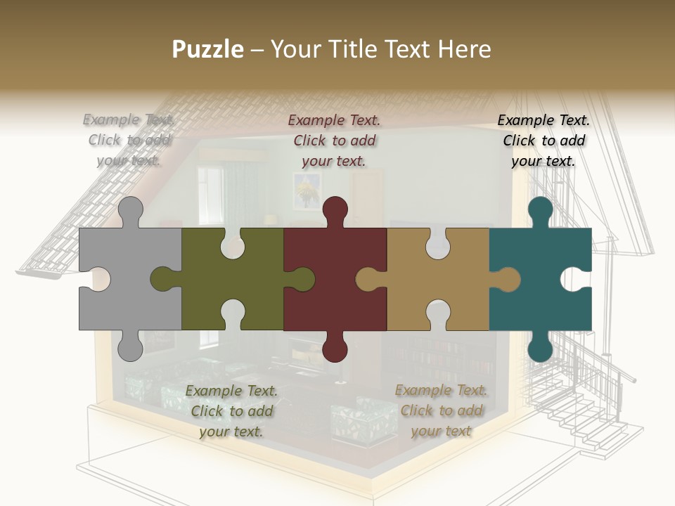 Housing Objects Wire PowerPoint Template