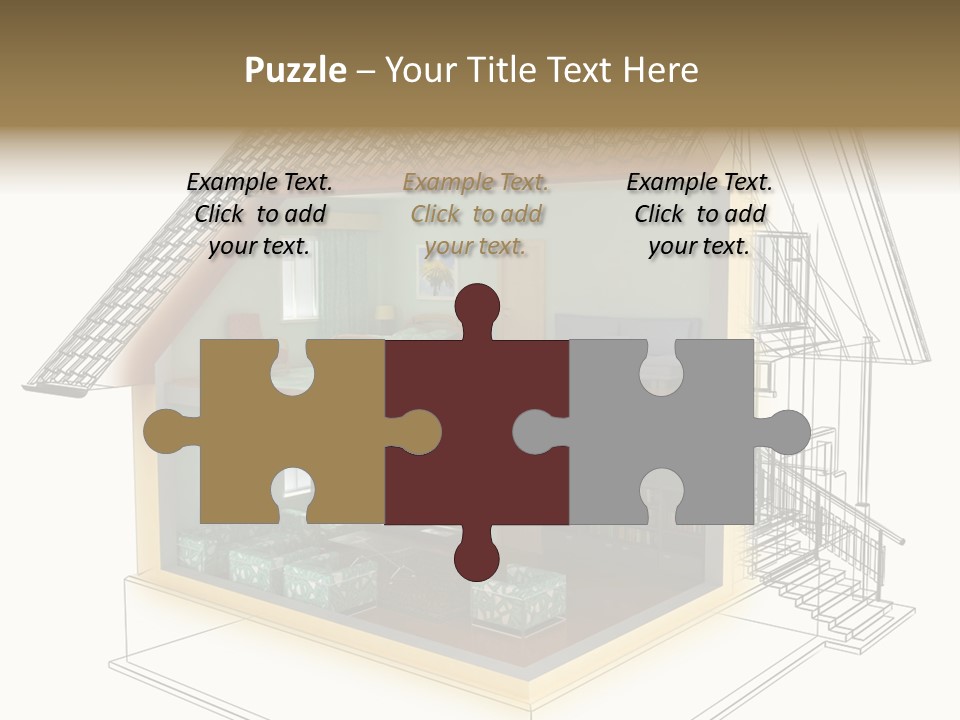 Housing Objects Wire PowerPoint Template