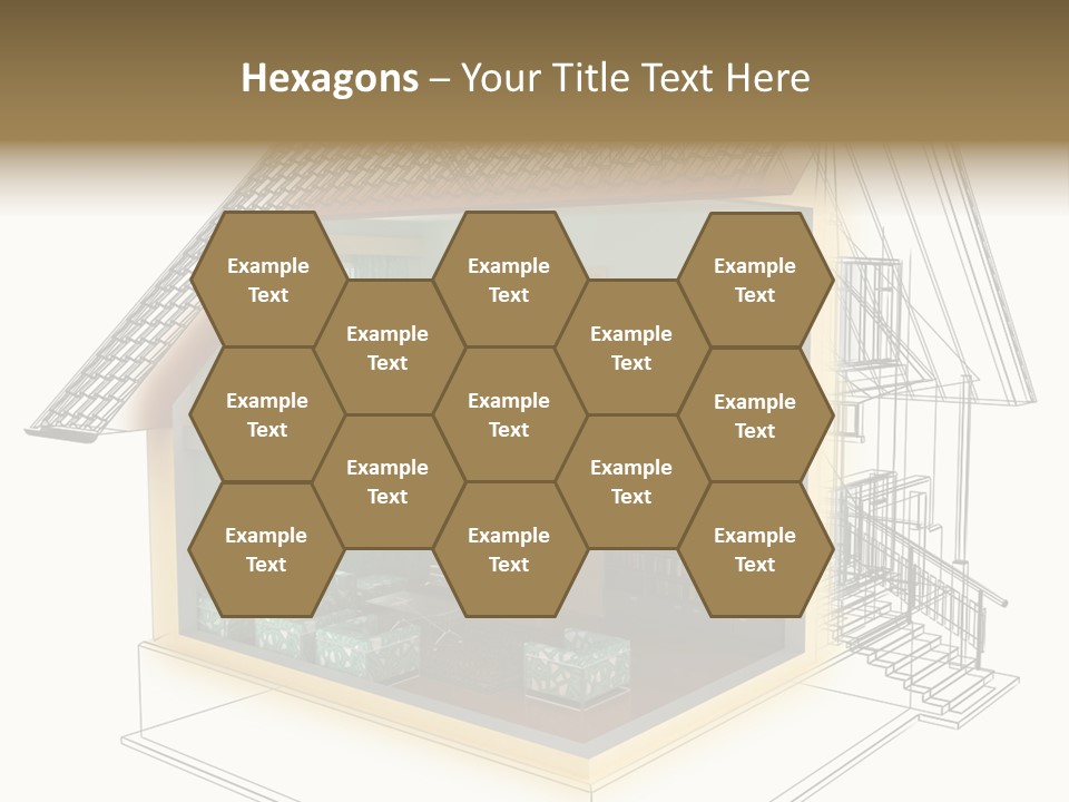 Housing Objects Wire PowerPoint Template