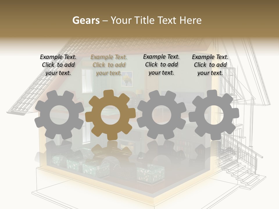 Housing Objects Wire PowerPoint Template