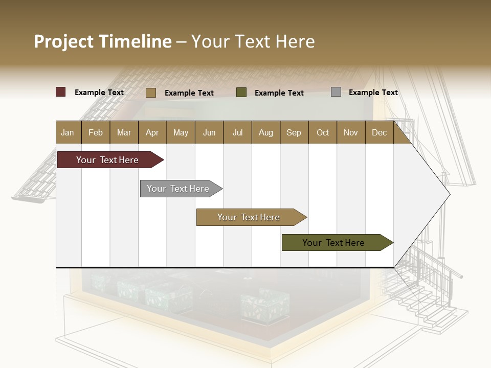 Housing Objects Wire PowerPoint Template