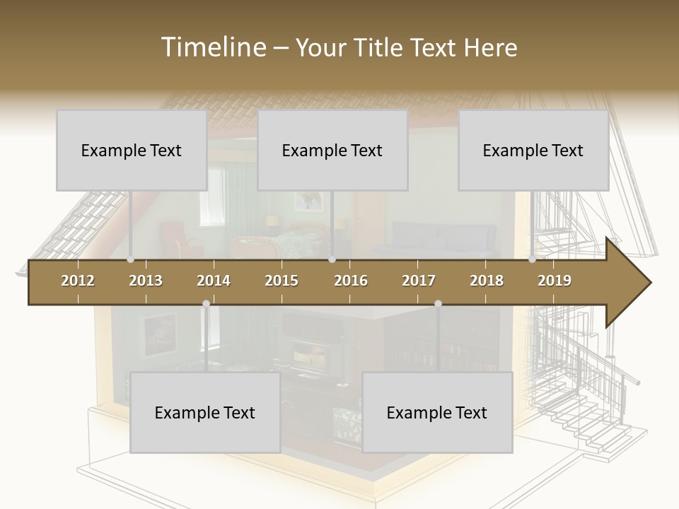Housing Objects Wire PowerPoint Template