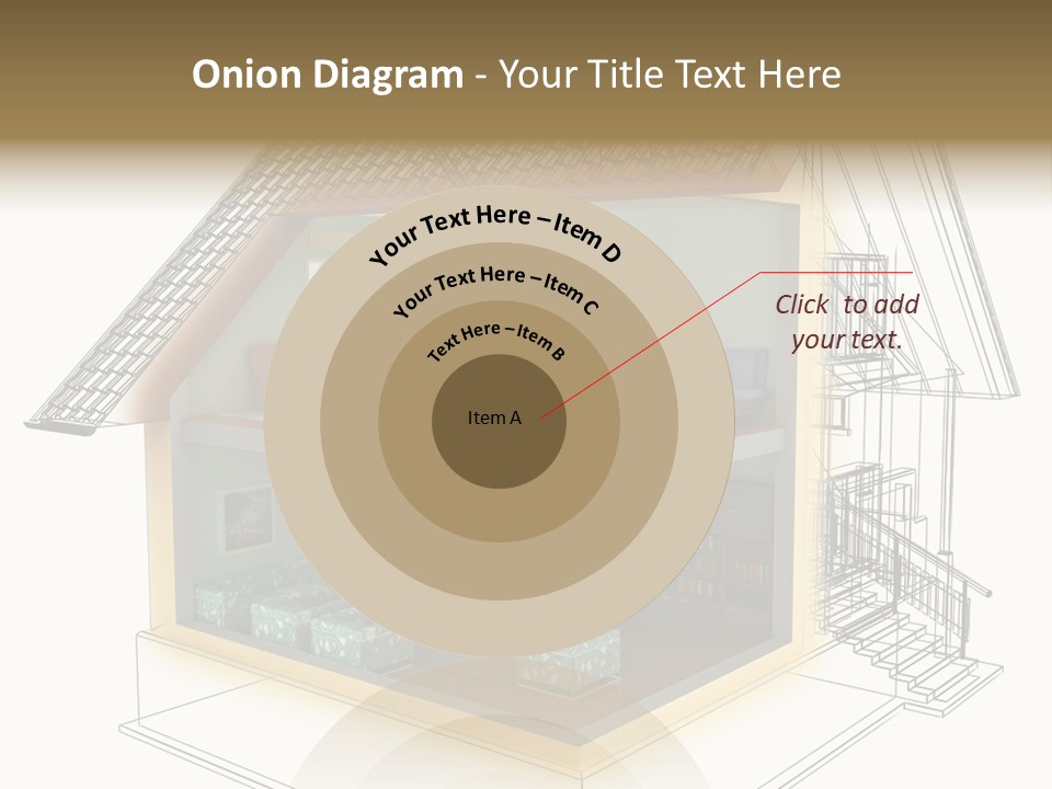 Housing Objects Wire PowerPoint Template