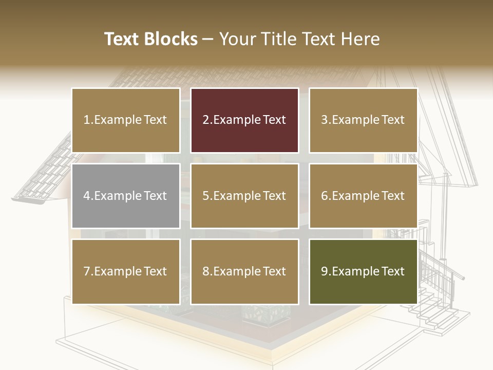 Housing Objects Wire PowerPoint Template