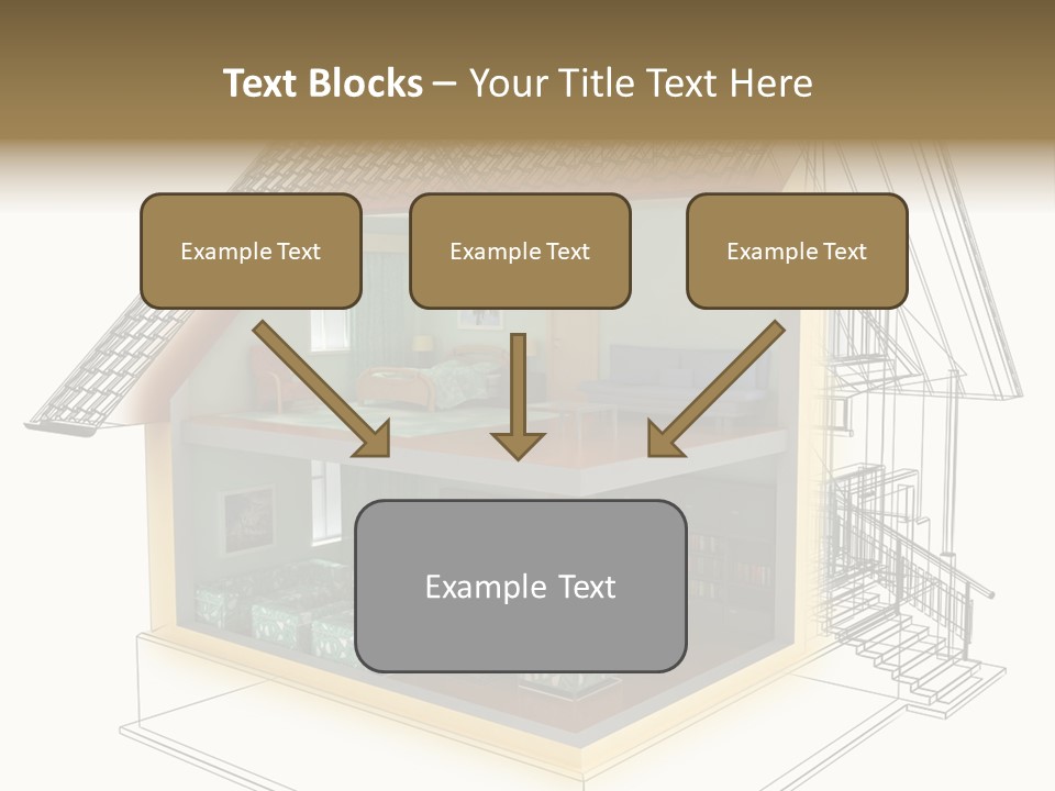 Housing Objects Wire PowerPoint Template