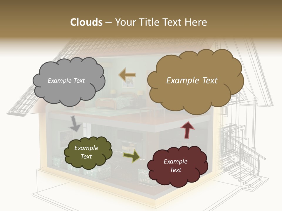 Housing Objects Wire PowerPoint Template