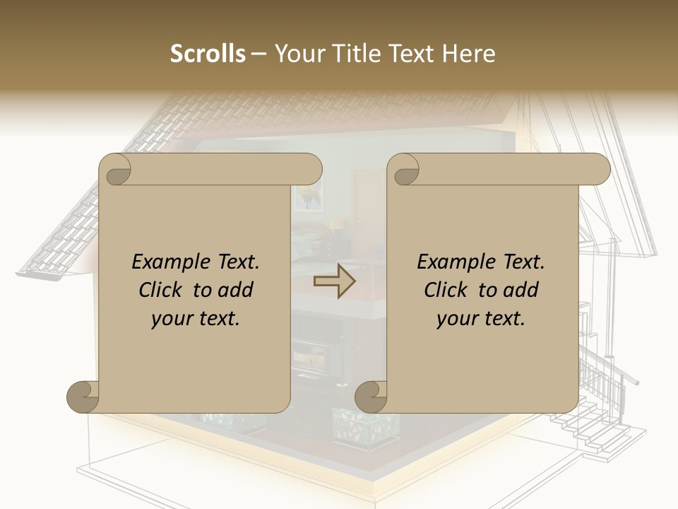 Housing Objects Wire PowerPoint Template