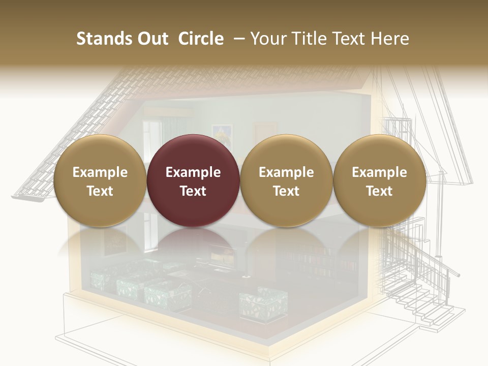 Housing Objects Wire PowerPoint Template