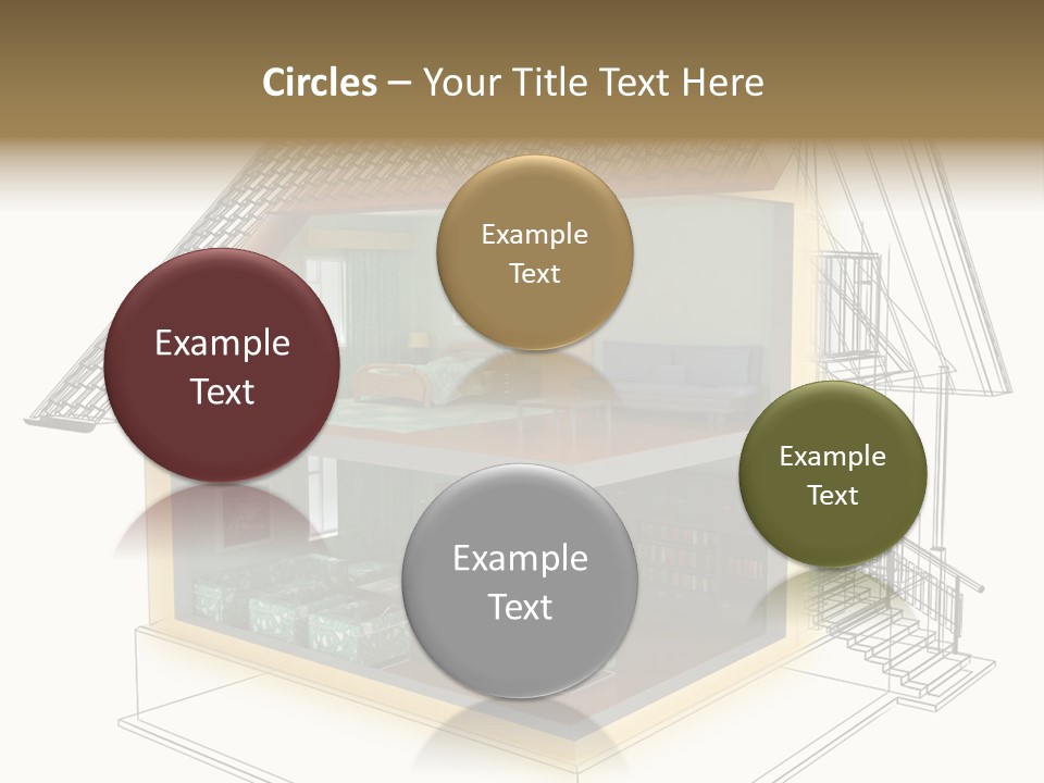 Housing Objects Wire PowerPoint Template