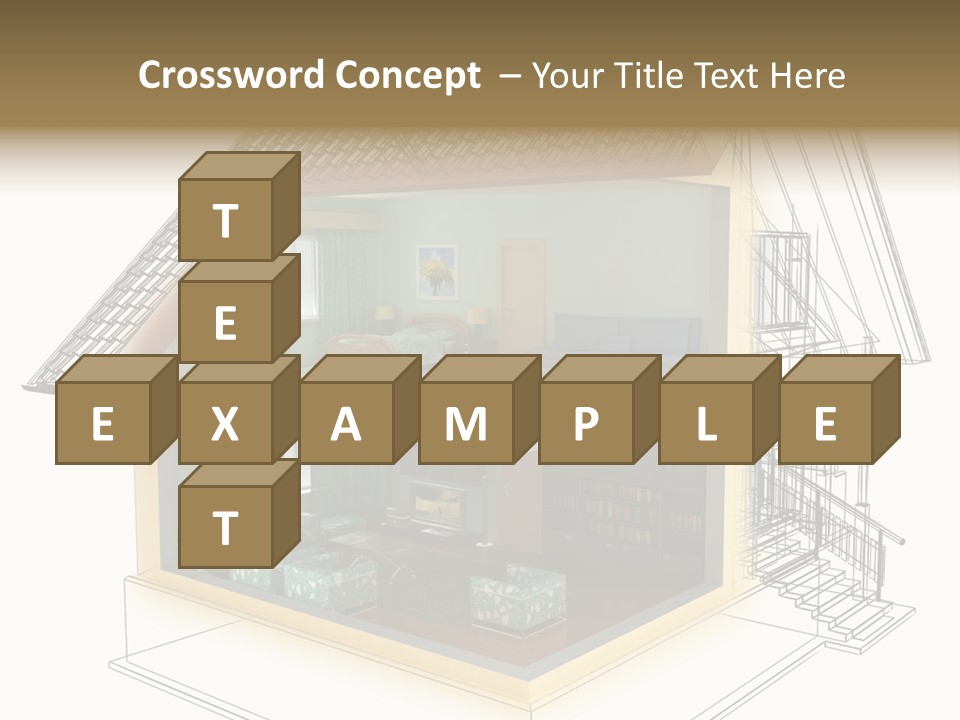 Housing Objects Wire PowerPoint Template