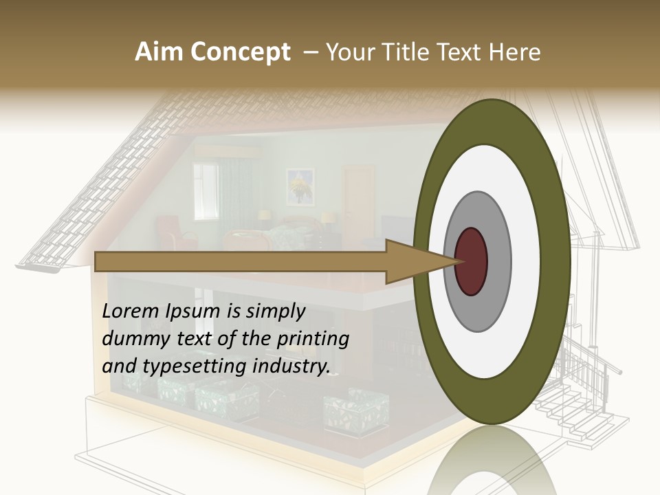 Housing Objects Wire PowerPoint Template