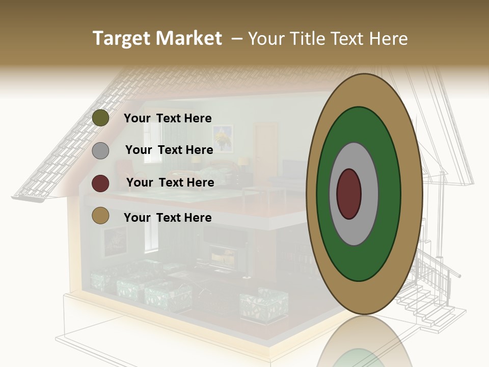 Housing Objects Wire PowerPoint Template