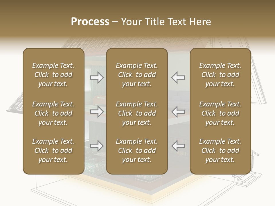 Housing Objects Wire PowerPoint Template