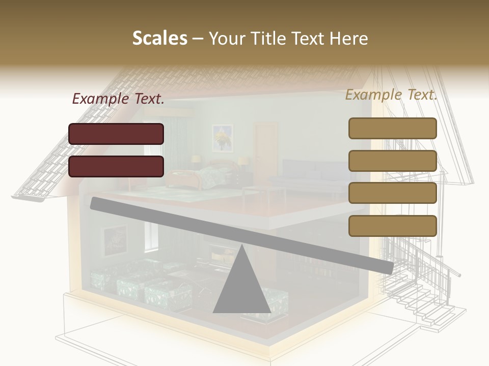 Housing Objects Wire PowerPoint Template