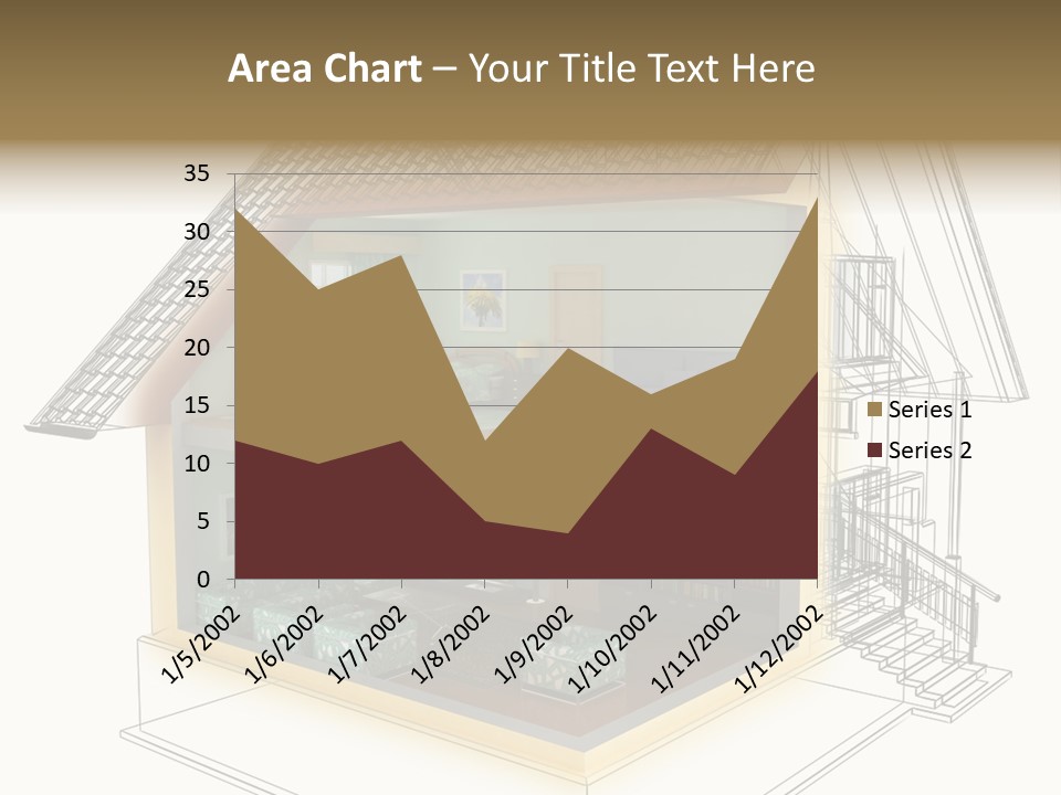 Housing Objects Wire PowerPoint Template