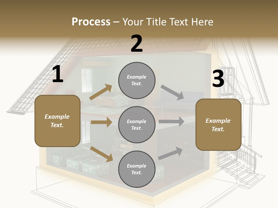 Housing Objects Wire PowerPoint Template